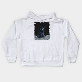 The cosmic dog Kids Hoodie